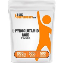 BulkSupplements L피로글루탐산 파우더 100g USA 미국, 1.1 Pound (Pack of 1)