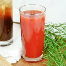 쥬스잔 230ml 아이스커피잔 일자 롱 유리컵, 2개