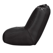썬베드 야외용 수영장 접이식 무중력 의자 캠핑 일광욕 위한 일광욕 공기 침대 소파 팽창, 검은색, 검은색