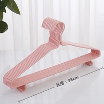 OEM 가정용 옷걸이 50개 학생 기숙사 옷걸이 철제 빨래 건조대 빨래걸이 착지, 3.5개, 03.엷은 밀가루 38cm[굵은 옷