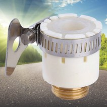 수도꼭지 호스 연결 원형 커넥터 호수 고정 니플, 단품