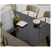 1800 6인 와이드 회의용 테이블 교습소책상 프리미엄, 03.1800(유리블랙)