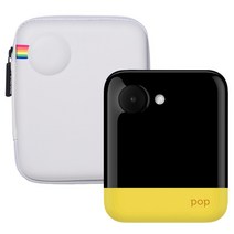 폴라로이드 POP 즉석카메라 모바일 프린터 + 전용 EVA케이스 화이트, POP(Yellow), 1세트