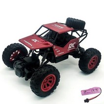 1:12 / 1:16 4WD RC 자동차 Led 조명 2.4G 라디오 원격 제어 자동차 버기 오프로드 제어 트럭 장난감, 20cm Red