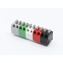 서일전자 USL-5SAB1 300V 7A PCB용 단자대, 백색, 10P (10EA), 1개