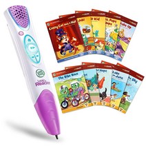 LeapFrog 립리더 시스템 (LeapReader System) 런-투-리드 (Learn-to-Read) 10권 메가 팩 핑크, LeapReader