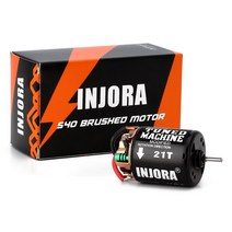 INJORA-540 브러시 모터 방수 13T 21T 35T 45T 55T 80T 110 RC 자동차 크롤러 Axial SCX10 AXI03007 90046 Redcat Gen8, 02 540 Motor 21T