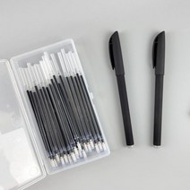 아이비스 기화펜 0.5mm 2p + 리필심 20p 세트 SP11678, 청색, 8세트