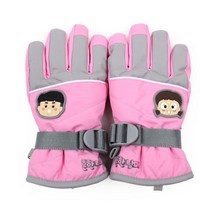 흔한남매 핑크 아동 손가락 스키 장갑 어린이 키즈용 두껍고 따뜻한 겨울장갑 초등 귀여운 스타일 코디장갑 겨울필수용품