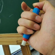 입시학원 강의용 분필 손에 안뭍는 분필홀더 샤프식 분필홀더 학교학원소모품비품 5개, a◐상품선택5개..♥