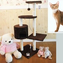 천연재료로 만든 안심 캣타워 냥이놀이터 원룸캣타워, 상세페이지 참조