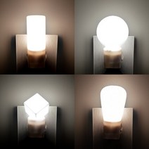 더리빙 LED취침등 4종 / 무드등 / 수유등 / LED조명, LED에그취침등(주광색)