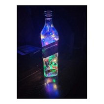 조니 워커 블랙 Bottle with lights Bar 데코ation