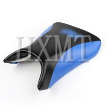 오토바이 pcx xmax 쇼바 시트커버 야마하 오토바이 승객 앞좌석 운전자 라이더 쿠션 베개 YZF 2003 YZFR6, 03 Black and blue