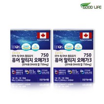 알티지오메가3 장용성 오일 캡슐 오메가3영양제 효능 캐나다오메가3 추천, 2박스