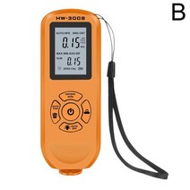 도막측정기 두께게이지 디지털도막측정기 hw-300s 자동차 페인트 코팅 두께 게이지 자동차 페인트 전기 도금 금속 코팅 두께 테스터 미터 0-2000 um, b