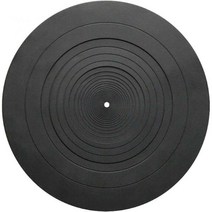 Ywhomal 턴테이블 플래터 매트 Rubber 12인치 실리콘 LP 슬립매트 오디오 테크니카 AT-LP120BK AT-LP-1200 플래터지름, 12 Inch Diameter