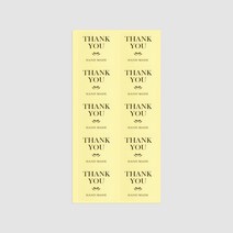 캔들바다 스티커 - 투명땡큐핸드메이드 (1매10입)