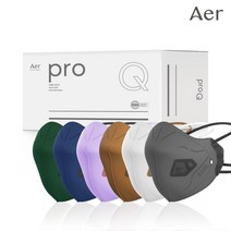 특급 방진마스크 석면 철거 해체 아에르 프로Q Q300S 접이식 분진 마스크, 다크블루, 1매