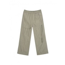 MATIN KIM 마뗑킴 ZIP DETAILED VOLUME PANTS IN KHAKI MK2311PT006M0KH