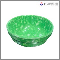 [대명멜라민] 팝콘그린 굽볼 - 분식그릇 레트로 옛날그릇 포장마차, 1개, 팝콘그린 7볼