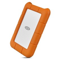 LaCie 견고 한 2TB 용량의 외장 하드 드라이브 휴대용 HDD-USB-C USB 3.0 낙하 충격 먼지 방수 컴퓨터 데스크톱 워크스테이션 노트북 암호화된 하드웨어 1개월 어도