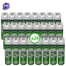 유한양행 해피홈 에어로솔 수성 무향 500mL x 24개 1박스