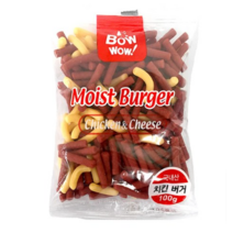 바우와우 모이스트 치킨버거 강아지 간식 100g, 20개
