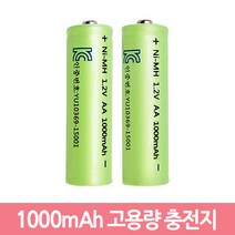 지오비즈 고용량충전지 배터리 충전용 건전지 충전건전지 밧데리 리튬이온 태양광정원등 태양열충전지 echargeable_battery, 02. 1000mAh충전지 / 1000mAh rechargeable battery