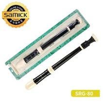 삼익악기 리코더SRG 80블랙 저먼소프라노 블리스터형