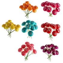 화분 버섯 미니어처 장식 소품 데코 인테리어 홈가드닝, G) 오렌지