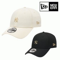[AK PLAZA] [뉴에라]미니 메탈 뉴욕 양키스 볼캡 블랙 (12836260)