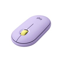 로지텍 무선 마우스 무선 마우스 Pebble M350LV 얇은 조용한 라벤더 USB Bluetooth 무선 좌우 대칭 windows mac Chrome Android Surface iPad OS M350