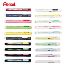 Pentel 펜텔 클릭 이레이져 슬라이딩 샤프식 지우개 (ZE80 ZE81), ZE80-W 화이트