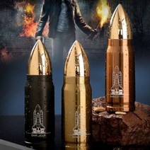 미사일 보온병 2중단열 스테인레스 총알텀블러 총알보온병 (350ml) 보온통 보냉통 보냉병 마호병 낚시 등산 스포츠 물병 텀블러 캠핑 소풍 출근 직장, 250ml, 골드