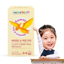 어린이 아연 젤리 영유아 키즈징크 아이클키즈 아연 비타민C 90구미 영아 유아 영유아 꾸미 면역력 영양보충용제품 면역젤리, 1개