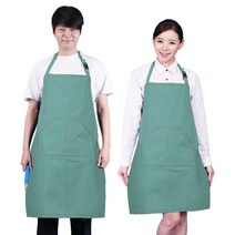 바리스타 커피 카페 패스트푸드 앞치마 AE58, L, AE58 하트청지
