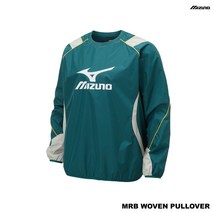 [국내배송] 23 미즈노 MRB 우븐 풀오버 그린 패션 경량 트렌디 가벼운 바람막이 피스테