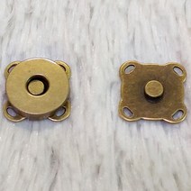 퀼트여왕 자석단추 15mm 단추, 브론즈