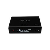 Teradek Vidiu X 울트라 슬림 HD 라이브 스트리밍 인코더 네트워크 본딩 및 H.264 압축 HDMI RTMPS USB C 전원 입력으로 페이스북 유튜브 등에서 1080
