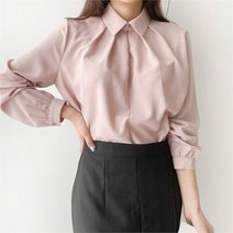 드레스날다 잘나가는 그녀 트임 카라 블라우스 bl566