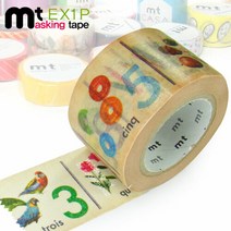 마스킹테이프 데코EX1P_EX1P65 숫자그림놀이 칼라테이프 데코테이프 종이테이프 종이마스킹테이프세트 디자, EX1P65 숫자그림놀이
