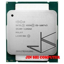 파워딜 인텔 제온 CPU E5-1607V3 SR20M 3.10GHz 4 코어 10M LGA2011-3 V3 프로세서 E5, 한개옵션0