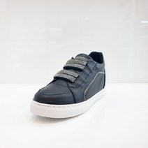 에스콰이아 포트폴리오 키높이 핫픽스 스니커즈 6CM 천연 산양가죽 고트레더 편한스니커즈 비비드 반짝이 운동화 PFAFHZ554BK 555PI