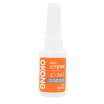 오공 다용도 순간접착제 강력접착제 C-501 20g DIY SUPER GLUE, 1개