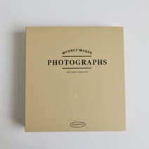 데이지룸 밴딩 사진 앨범 바인더 포토북, 베이지