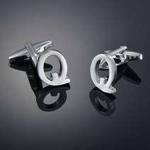 휴비나인 넥타이핀 AZ 황동 실버 컬러 커프스 남성 프랑스어 셔츠 링크 Gemelos Bouton Manchette