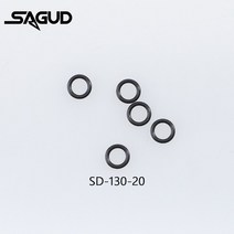 에어스프레이 SAGUD 인감 오링 5 개/대 에어 브러시 액세서리 SD-130 SD-131 시리즈 스프레이 건 노즐 백업 부품 수리 도구, [04] SD-130-20