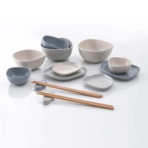 모던 2인 그릇 식기 홈 세트 14p 도자기 신혼 예쁜 플레이팅 빈티지 주방 앞 접시, 모던2인그릇세트, 2인14p세트