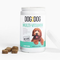 강아지영양제 DOG for 개를 위한 츄어블 종합비타민 소형 및 대형견을 5 in 1 개 비타민 보충제 관절과 심장 건강을 프로바이오틱스 오메가산 글루코사민이 함유된 씹는 음식